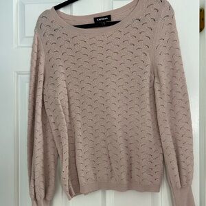 Express Women's Blush Knit Sweater